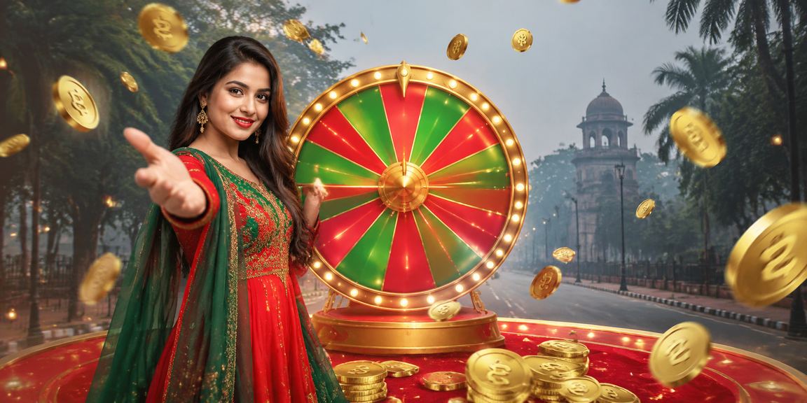 রংপুরে লাল-সবুজ রঙের রুলেট গেম খেলছেন একজন ব্যবহারকারী takabet - এ